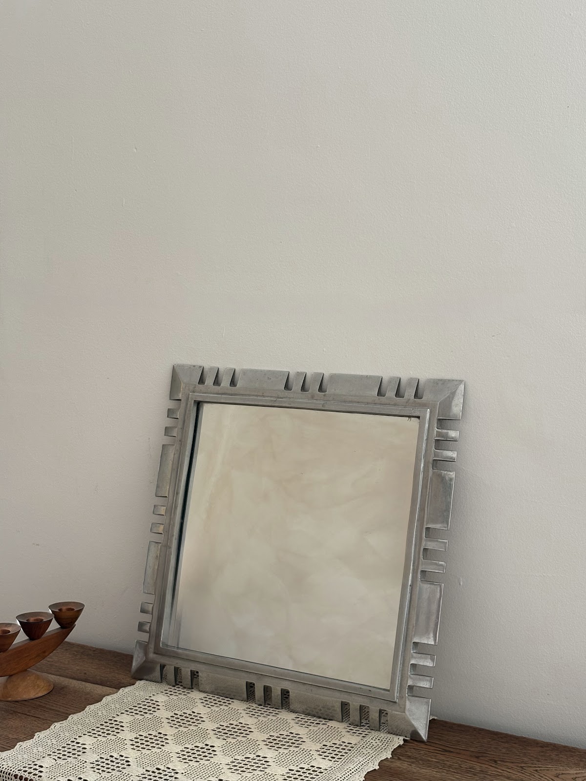 Deco Revival Geometric Mirror [Europe, 1980s]