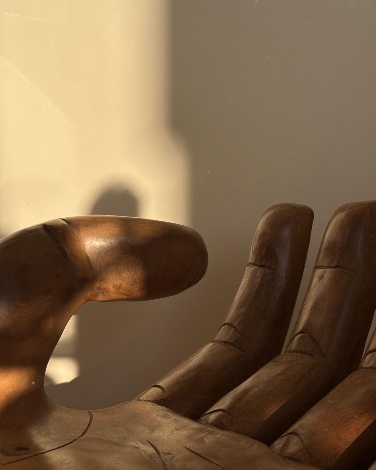 Small Wooden Hand Chairs in the manner of Pedro Friedeberg [Europe, 1980s]