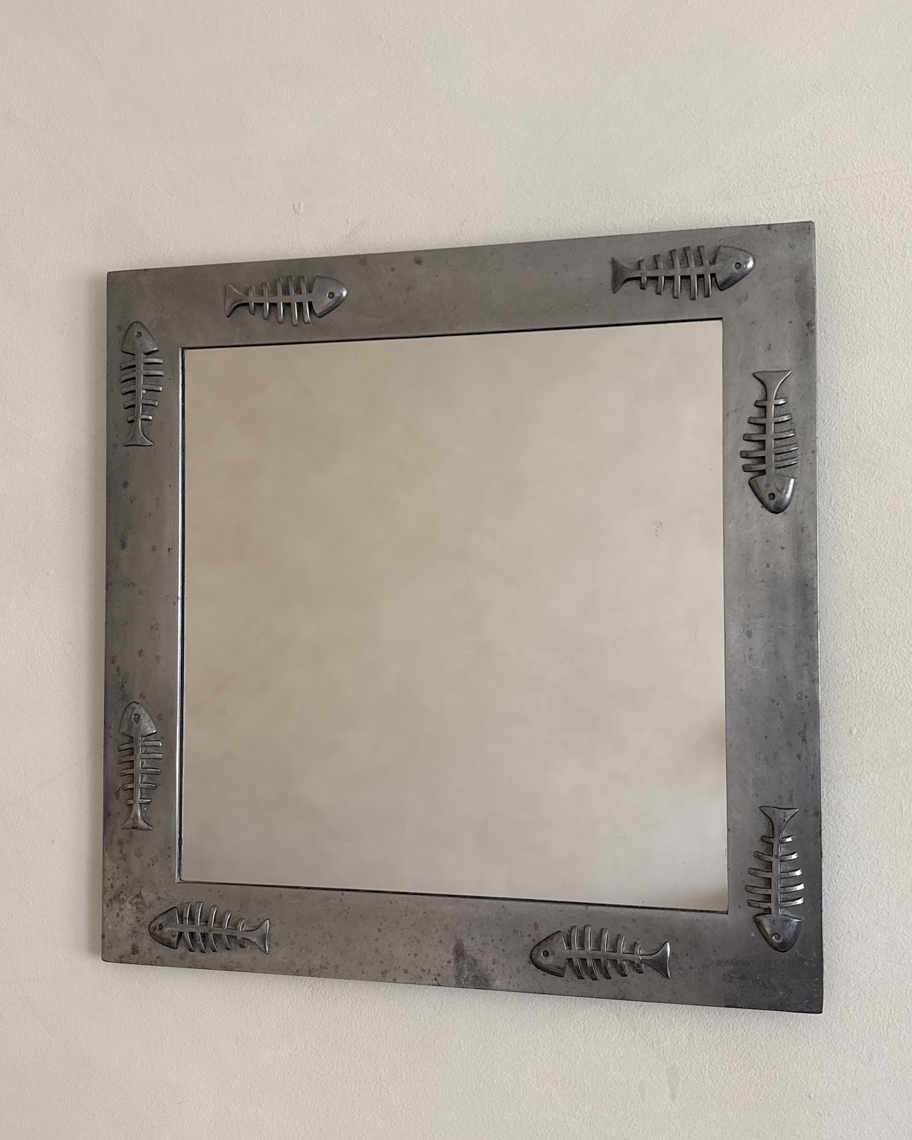 Silver Fish Mirror [England, 1980s]