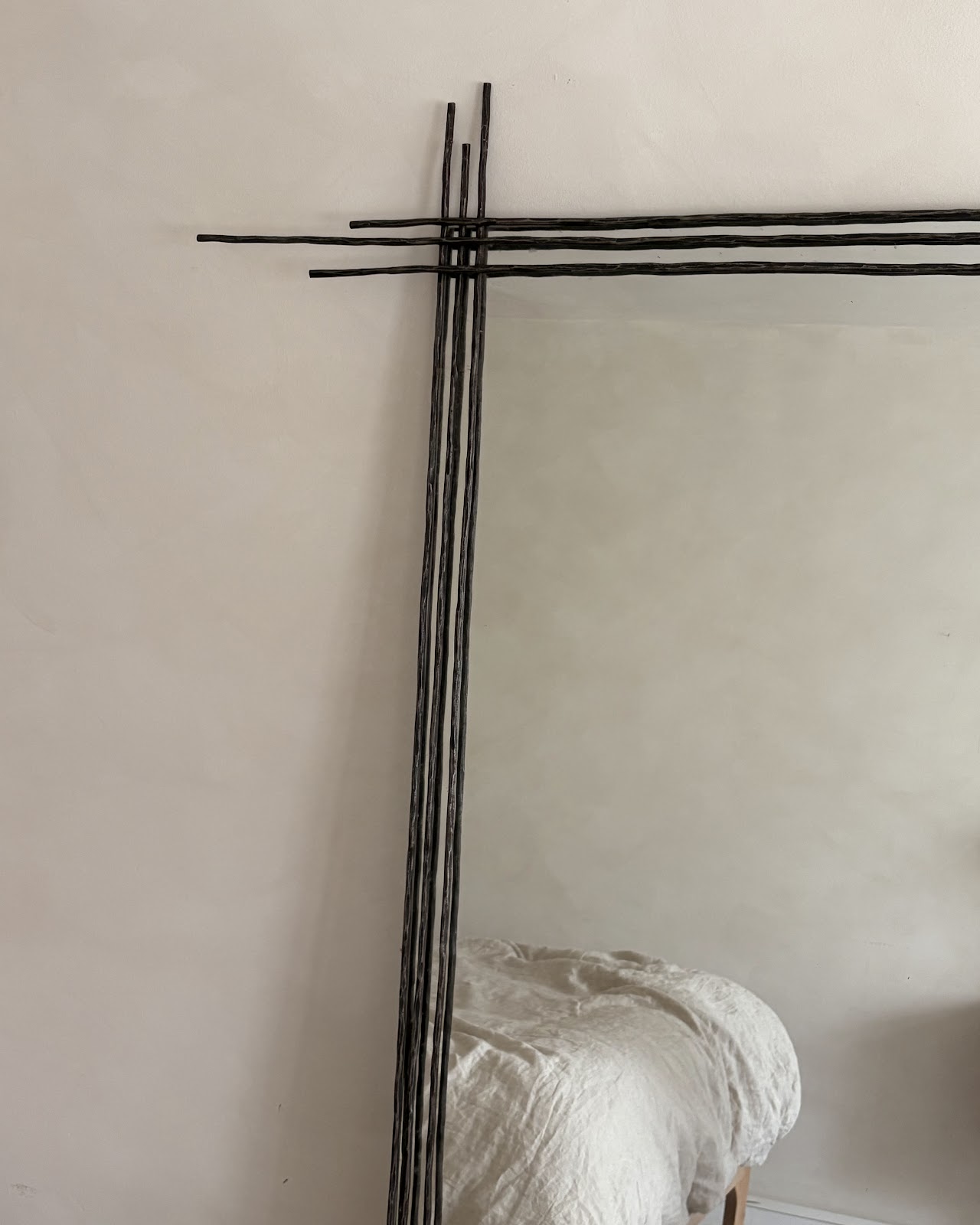 Brutalist Mirror [France, 1980s]