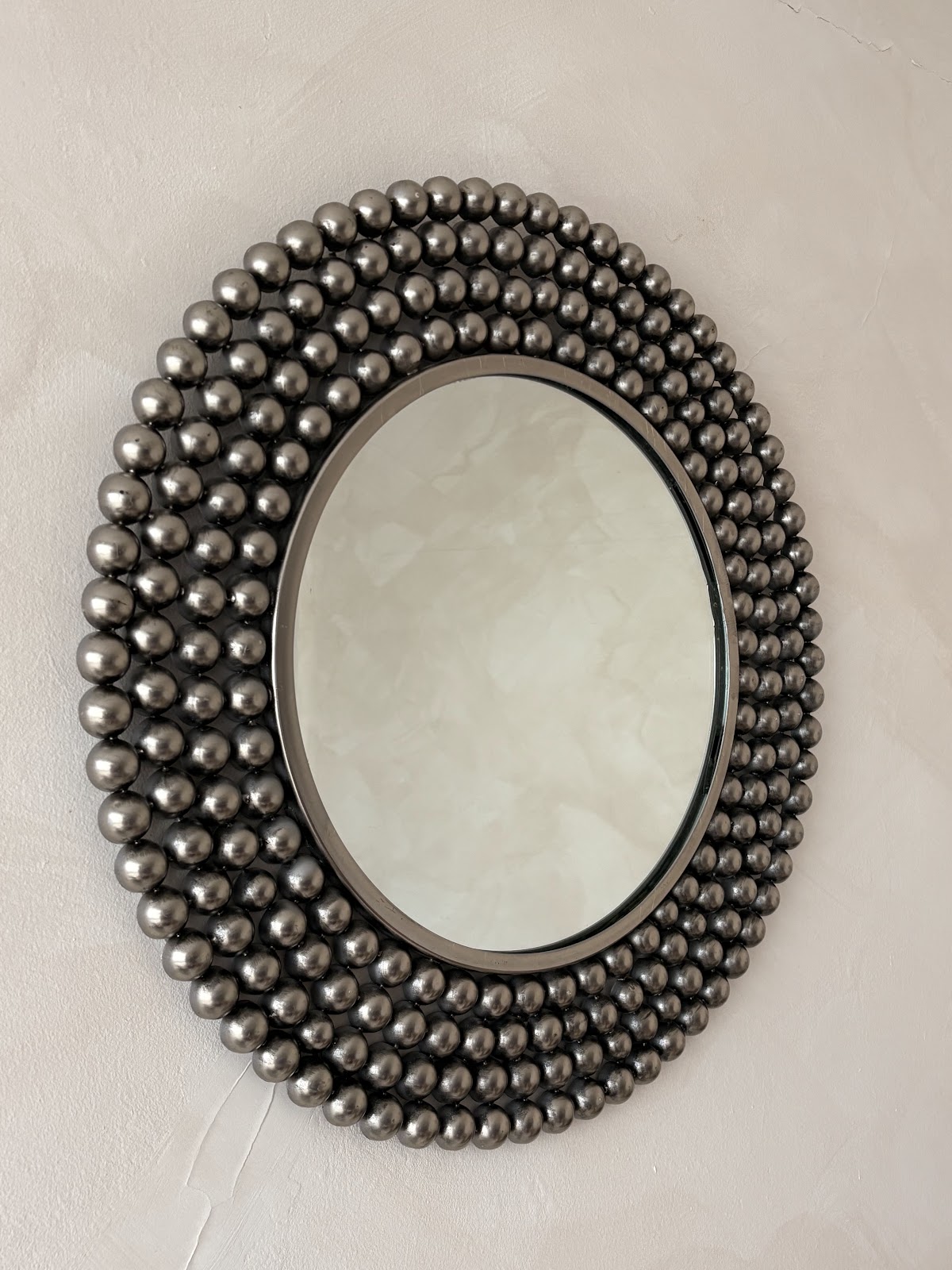 Studded Silver Mirror [Belgium circa 1990s]